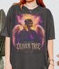 Comfort Colors Oliver Tree Vintage Tribute Tee, RIP Angel Wings Graphic Shirt, Retro Music Fan T-Shirt, Dark Aesthetic Memorial Gift