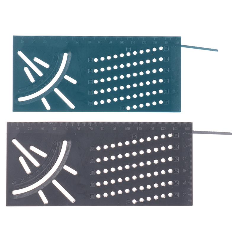 3D-Holzbearbeitungslineal Gehrungswinkelmesslehre Quadratisches Messwerkzeug Neu