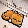 Cartoon Dirt Resistant Pvc Silk Ring Door Mats Hallway Doorway Foot Dust Removal Easy Clean Wear-Resistant Anti-Slip Floor Mat