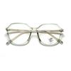 Transparent Large-Frame Glasses Women'S College Frame Mirror Plain Mirror Can Do Myopia