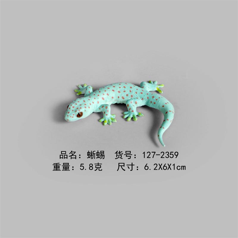 Trick Toys April Fool's Day Props Amphibian Creative Decorations Children's Cognitive Lizard Chameleon Model Rubber Products