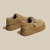 Neue Winter Damen Schnalle Freizeit Schuhe Indoor Outdoor Warme Plüsch Baumwollschuhe Slipper Mode Damen Ballerinas Zapatos De Mujer