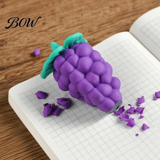 Originelle Fruchtförmige Radiergummis 3D Lebensmittel-Radiergummis, Niedliche Mini-Gemüse-Radiergummis, Realistisch für die Schule Erdbeere, Mango, Karotte, Ananas Kinder, Schreibwaren