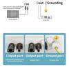 Solar Photovoltaic PV Combiner Box With Lightning Protection 1 In 1 Out DC 600V Fuse MCB SPD Waterproof Box IP65 Wholesale