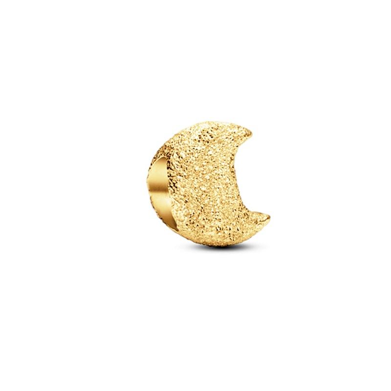 

DIY Gold Sparkling StarMoon,Paw Print,Infinity Symbol Series Charm Bead Clips For Original European Snake Bone Bracelet