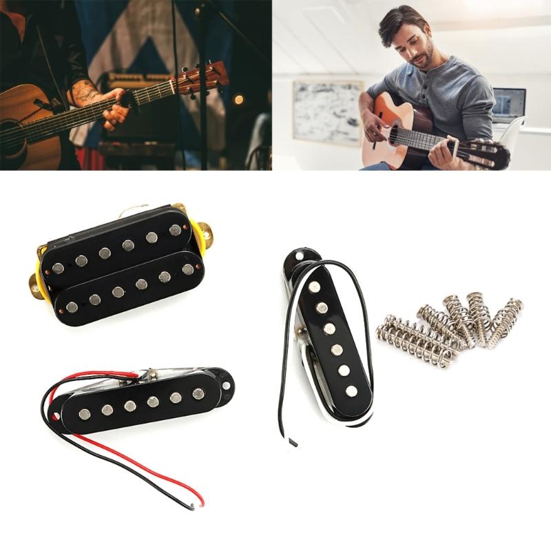 Electric Guitar Pickup Ceremic Magnet Neck Middle Bridge Single Coil Pickups & Screws Electric Guitar Parts Replacements