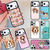 Beagle Floral Dog Phone Case For Apple iPhone 17 Air 16E 15 14 Plus 13 12 11 Pro Max Mini Funda Cover