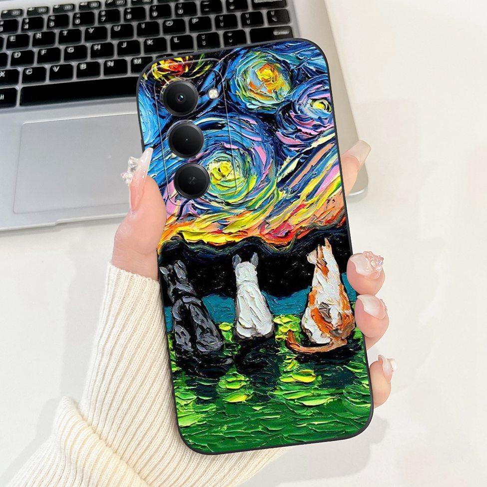 For Redmi 15 5G Case Cover Silicone Cute Cartoon Fashion Luxury Funny Cool Painted Casing 25057RN09E