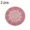 Set of 2 Silicone Drain Strainers for Home Showers And Sinks, Designed to Catch Hair for Kitchen And Bathroom Applications