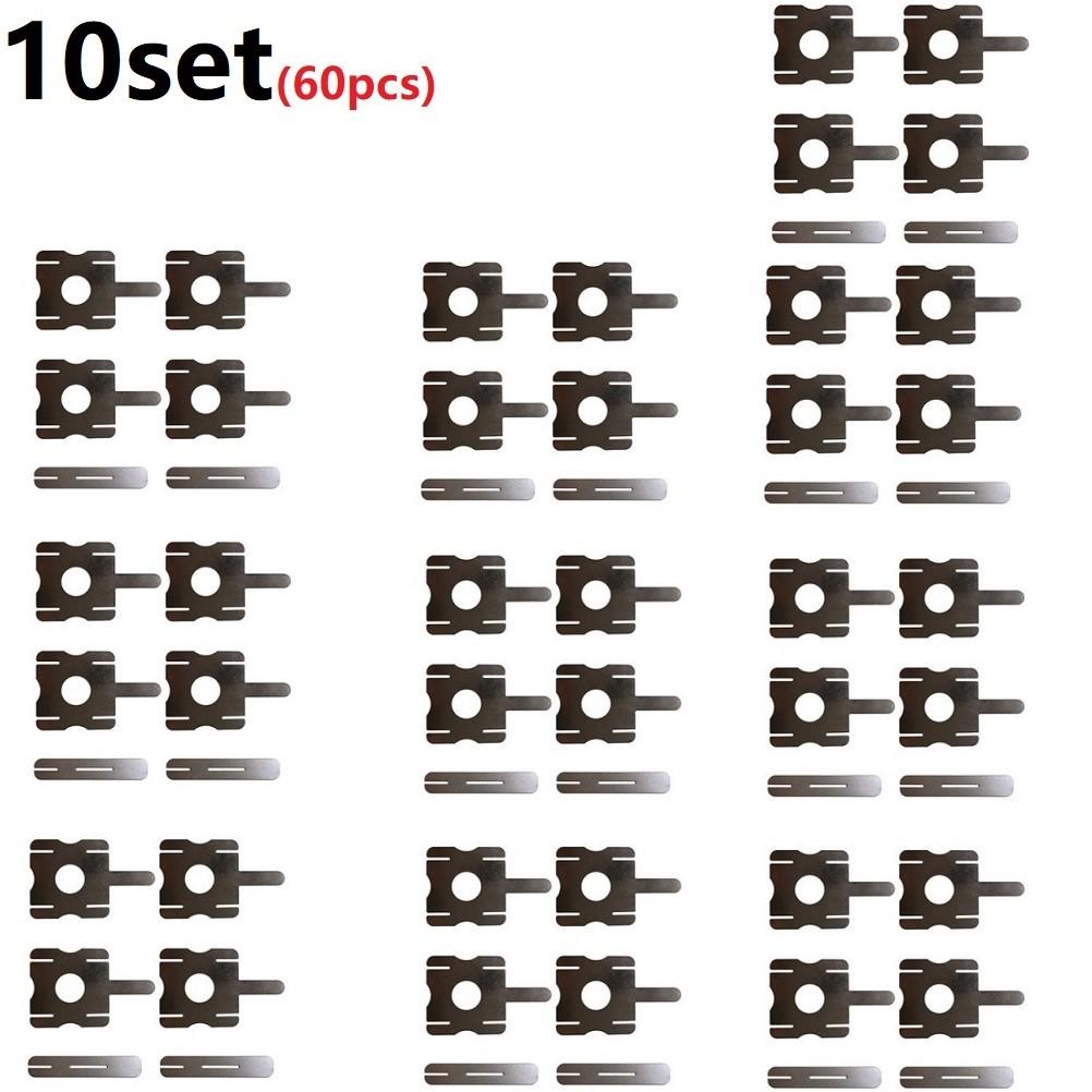 60 PCS Nickel Strip Y-shaped Battery Low Resistivity