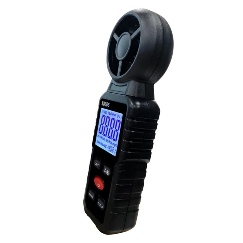 Easy to Carry Wind Tester with Accurate Wind Measurement LCD Screen Immediate Values Wide Scale for Outdoor Use