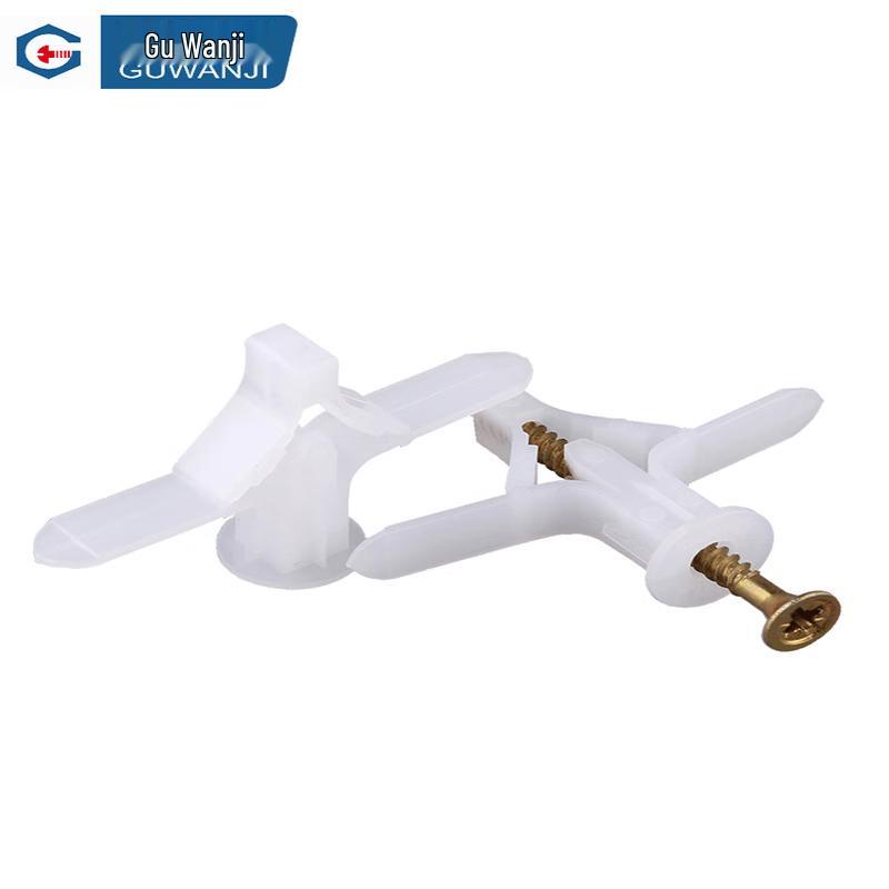 Plastic Aircraft & Butterfly Hollow Wall Anchor Plugs with Screws