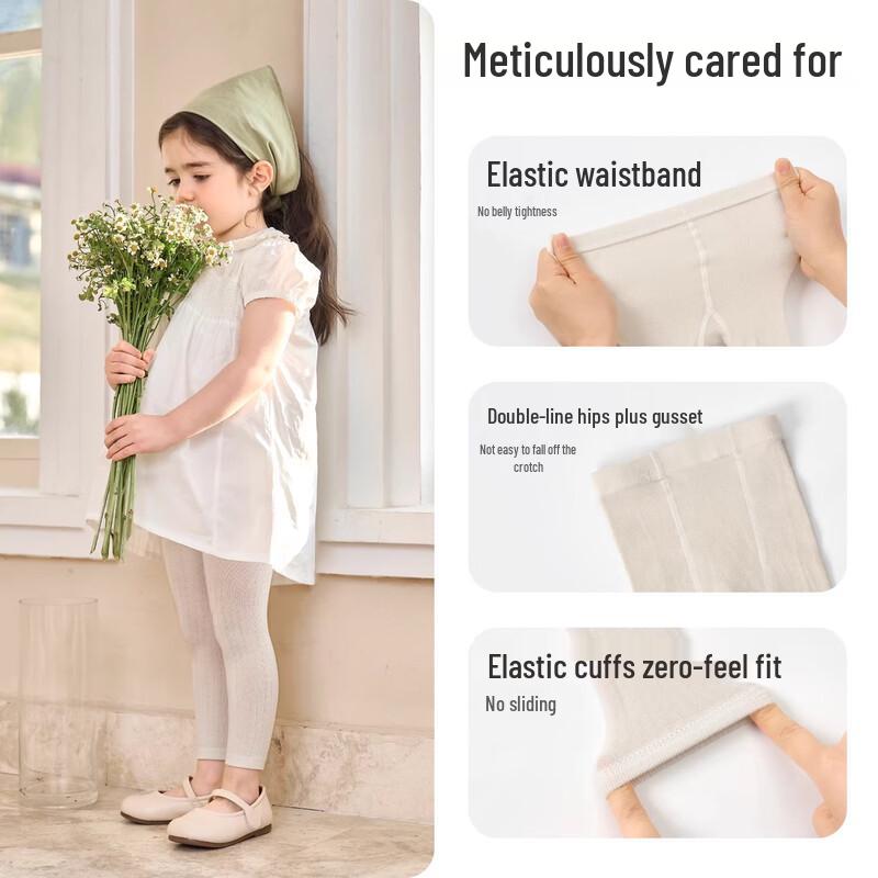 Nidoxiong Sommer-Netz-Leggings für Mädchen
