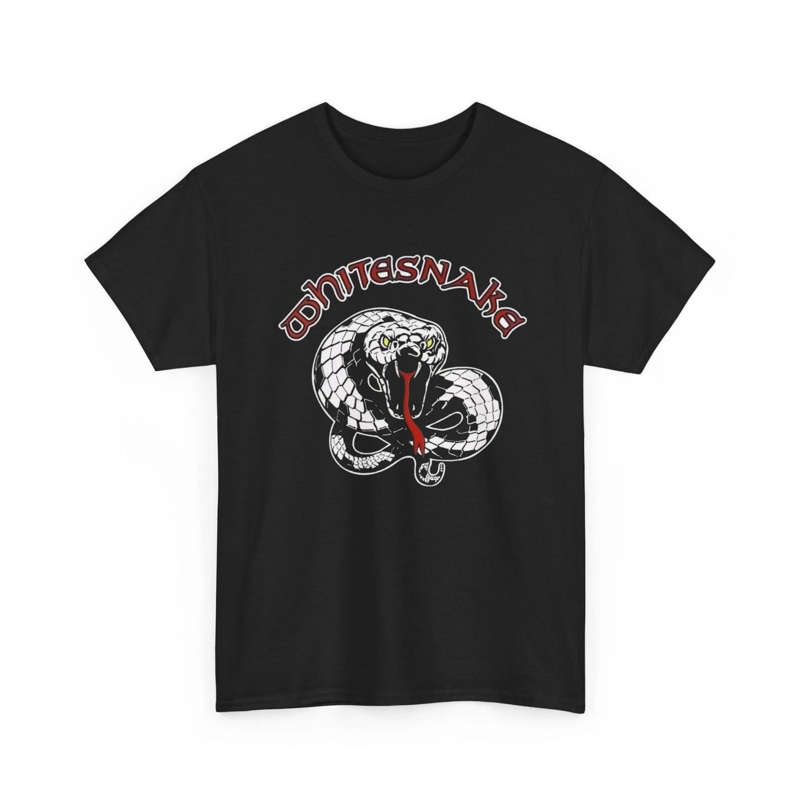 

White Snake Vintage Rock Band Merch Graphic T Shirt Unisex Heavy Cotton Tee High-end Luxury Is for Both Men and Women Top Y2k 4XL