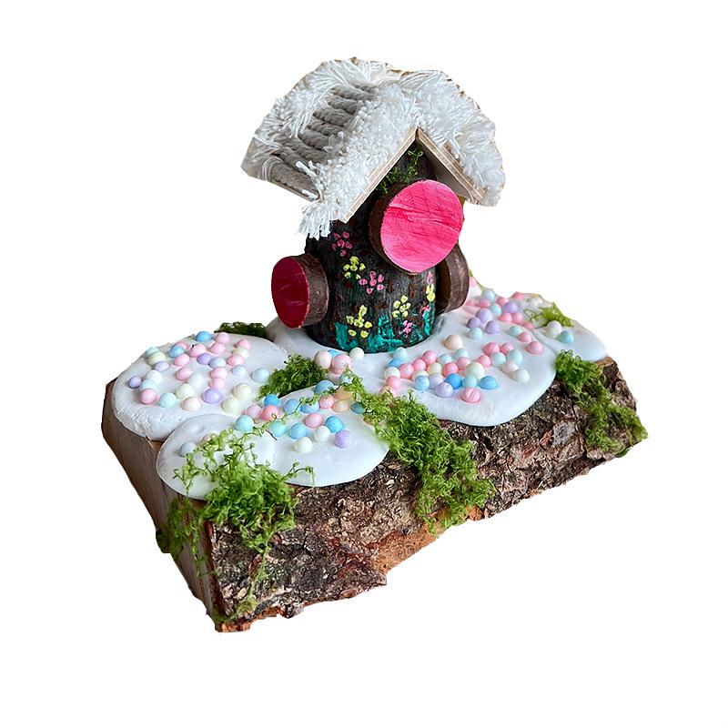 Eco-Friendly Kindergarten Art Supplies: Natural Twigs & Wood Chips for DIY Treehouse Projects