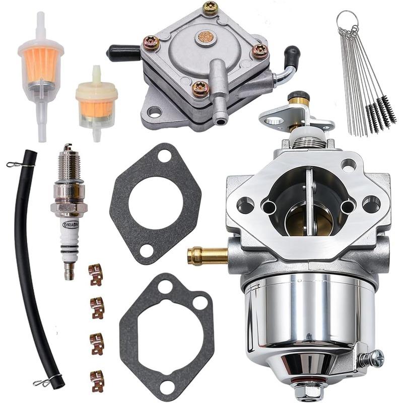 15003-2178 15003-2589 Carburetor Fit for Kawasaki Mule 500 520 550 KAF300 KAF300D 11009-2939 11060-2334 With Fuel Pump