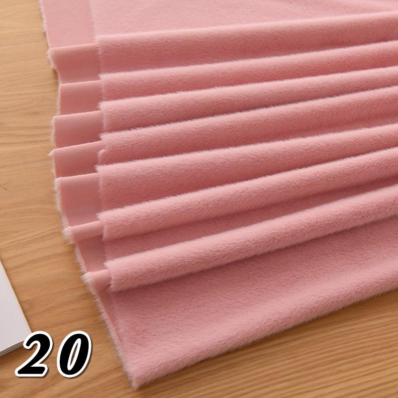 50*40cm Encrypt Imitation Rabbit Fur Fabric Thicken Plush Counter Background Clothing Fabric Handmade DIY Sewing Doll Fabric