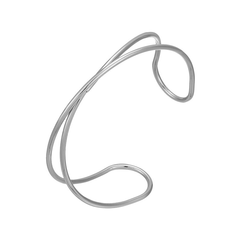 Brățări cu manșetă deschisă cu linie geometrică pentru femei și bărbați, personalizate, cu straturi multiple, reglabile, bijuterii pentru corp, cadouri