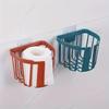 Creative Punch-Free Toilet Paper Shelf Storage Rack Bathroom Kitchen Tissue Box Wall-Mounted Paper Storage Box Paper Holder