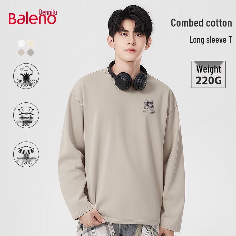 Baleno Men s Hong Kong Style JPB Puzzle Cotton Long Sleeve T-Shirt XL