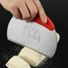 Dough Cutter Pastry Pizza Bread Dough Scraper Stainless Steel Kitchen Scraper Spatula Dough Knife Chopper Baking Accessories