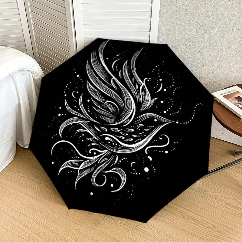 1pc Wings Space Pattern Umbrella Design Automatic Opening and Closing Umbrella, High-quality Travel Umbrella, Lightweight and Portable, -32