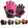 1 Pair Women's Anti-slip Sport Glove, Available for Cycling Bike Sports Gym Weightlifting Barbell Dumbbell Exercise
