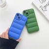 TPU Frosted Anti-Fingerprint Down Jacket for Apple iPhone 16, 14 Pro, 12, XR, 11