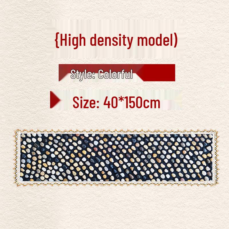 Yuhua Stone Acupressure Foot Massage Mat with Timer for Home Use