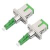 2PCS For SC For APC Female To For LC For APC Male Fibre Optic Adapter For Seamless Connection In Networking And Data Systems