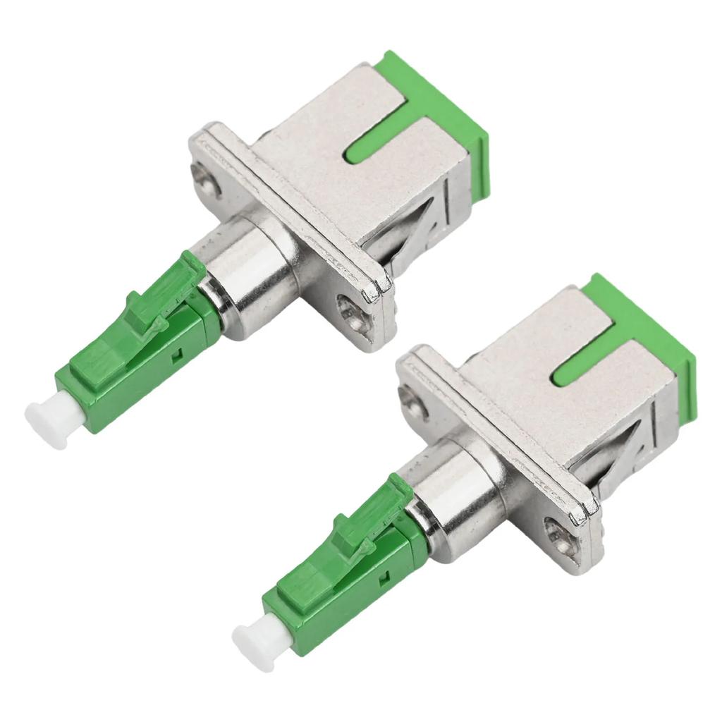 2PCS For SC For APC Female To For LC For APC Male Fibre Optic Adapter For Seamless Connection In Networking And Data Systems