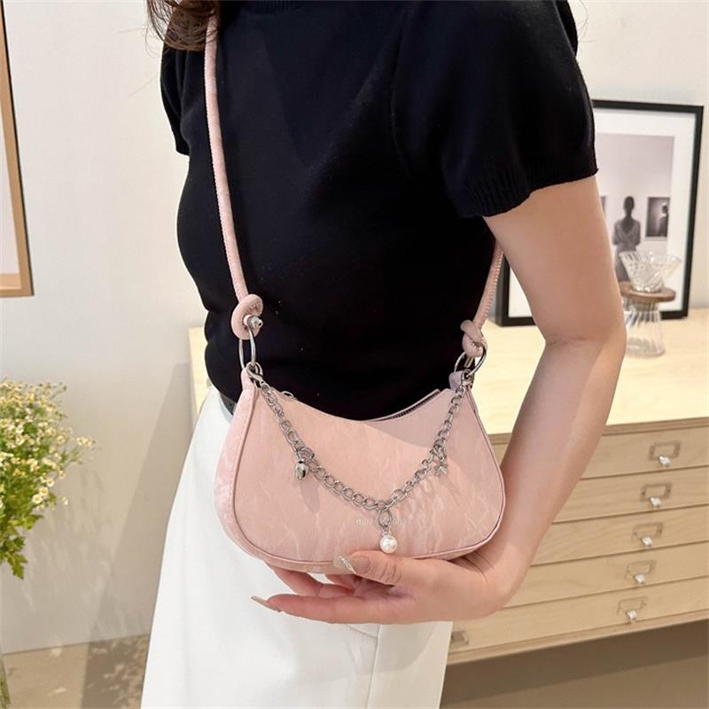 Niche Underarm Bag Women'S  Trendy Chain Shoulder Crossbody Bag Versatile Commuting Bag Messenger Bags Girl Birthday Gift