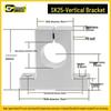 Aluminum Vertical Shaft Support Block Bracket SK Series (Sizes: 8-50)