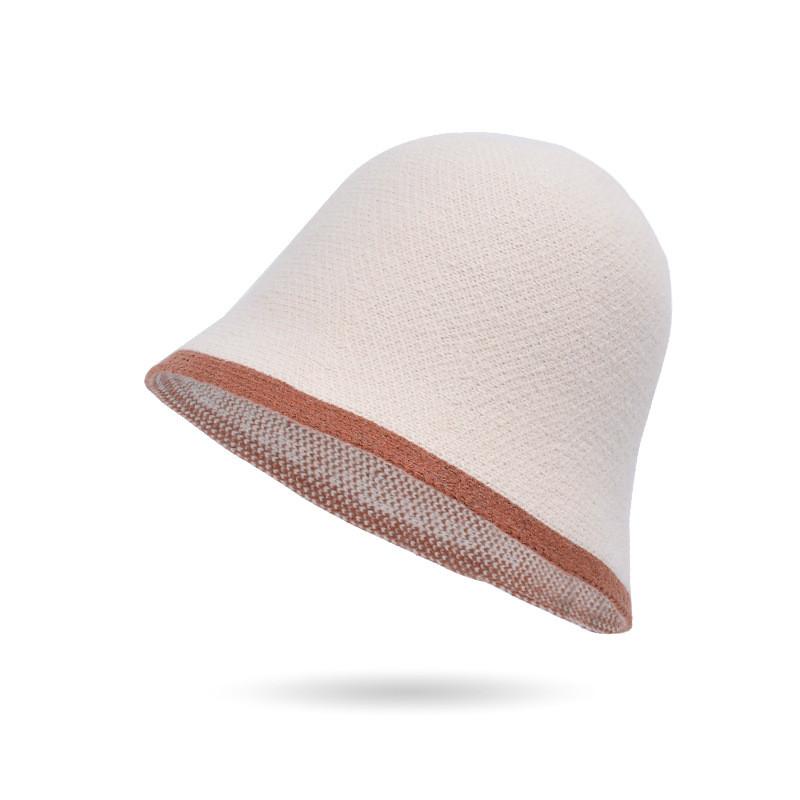 

Унисекс модная панама из дышащего вязаного материала для весны и осени бежевый