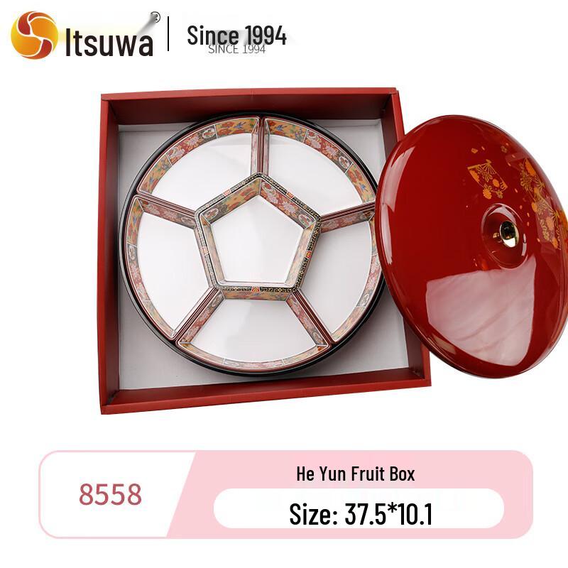 Melamine 5-Compartment Serving Tray