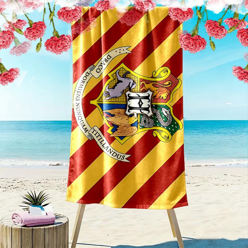 Harry Potter2 Print Beach Towel, Large Soft Quick Dry Towel for Beach Camping Swimming