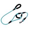 TLXT Large Dog Reflective Double Handle Leash