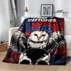 Deftones Bandlogo aufgedruckte Decke Kinderdecke Flanell weich kuschelig Decke für Zuhause Reise Decke Geburtstagsgeschenk Dekoration