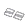 2/4 Pièces Boucle Réglable à Double Ouverture en Acier Inoxydable pour Connexion de Sangle de Sac à Dos Sangle de Sac de Ceinture Mousqueton Clip Boucle Raccord