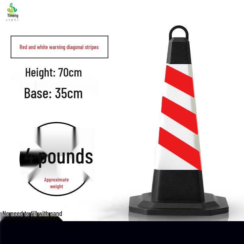 Reflective Rubber Traffic Cones