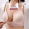 Maternity Nursing Bra: Anti-Sag, Full Support, Front Buckle, Pure Cotton Lining, Thin Design for Pregnancy & Breastfeeding.