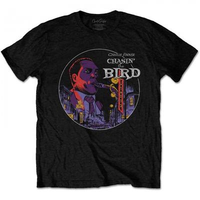 Charlie Parker Unisex Adult ChasinÂ´ The Bird Hollywood Cotton T-Shirt