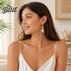 Versatile Skin Tone Earrings 1 Pair Women Earrings Starfish Shell