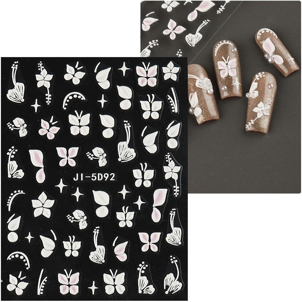 

5D DIY наклейки для дизайна ногтей клейкие наклейки для дизайна ногтей маникюр советы письмо лист цветок палочки для ногтей декор обертка