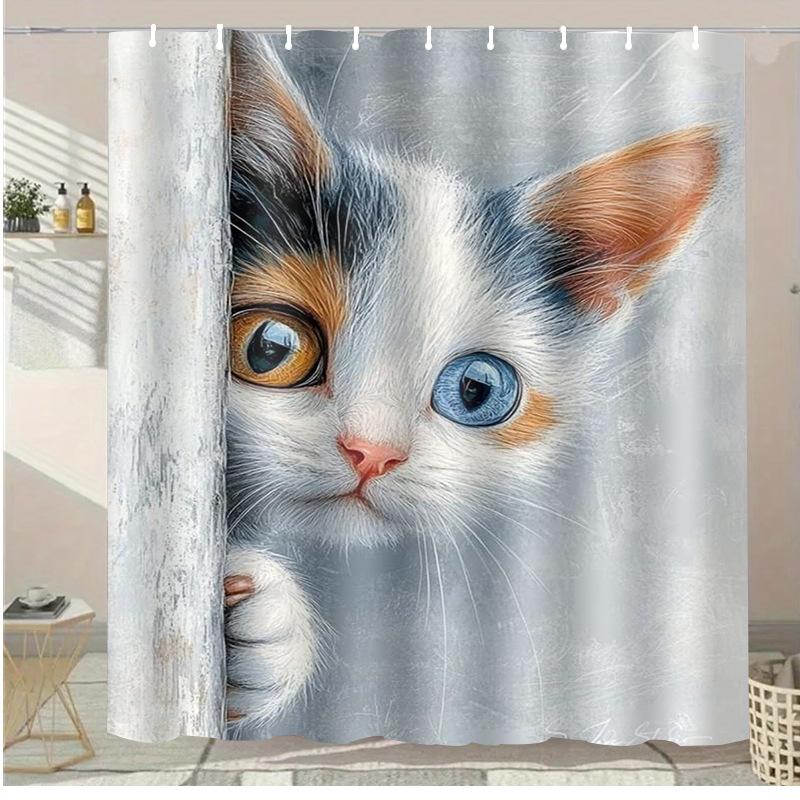 Colored Fruits Washable Dirt-Resistant Shower Curtain Shower Head Waterproof Polyester Bath Curtain For Home Decor Accessories