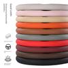 Car Steering Wheel Cover, Ultra-Thin, Breathable, Non-Slip, Sweat-Absorbent, New Style, Unisex, Suede Nappa Leather Handle Cover for Summer