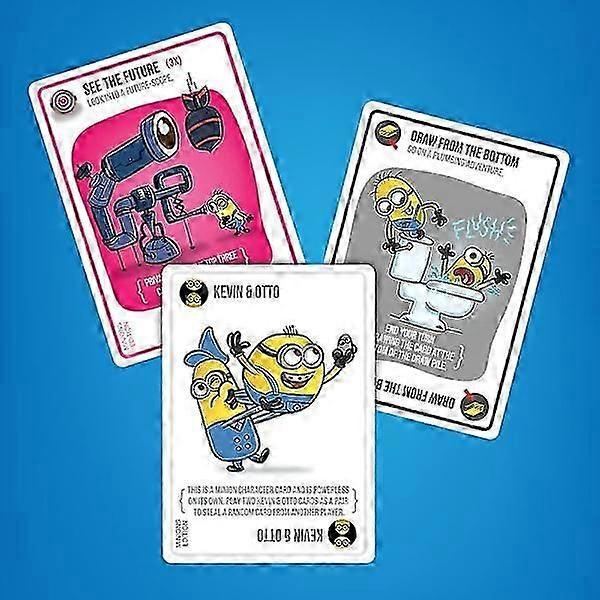 Exploding Kittens Exploding Minions - Card game for adults, teens & kids - Fun family games - A Russian roulette card game