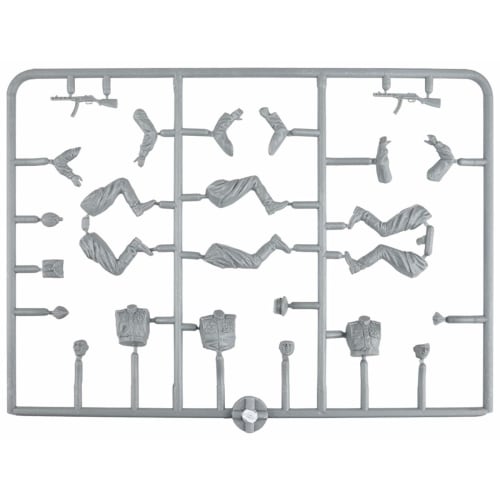 Miniart 1/35 Scale Soviet Jeep Crew (5-Piece Special Edition) with Weapons and Equipment, Plastic Model Kit MA35313
