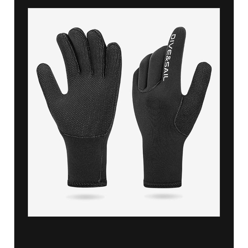 3mm Neoprene Diving Gloves Surfing Snorkeling Swimming Cold Water Protection Anti-Slip Wear-Resistant Hand Gear