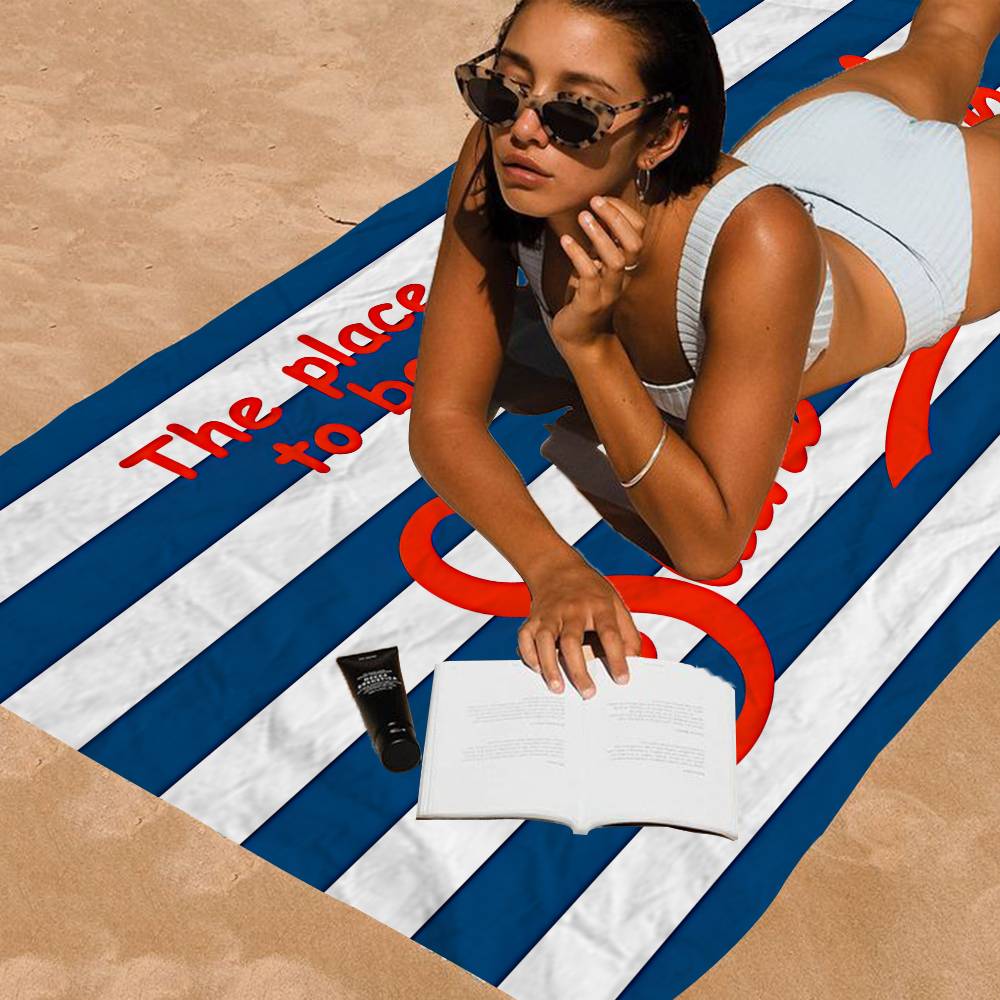Saint Fashion Barth Große Mikrofaser-Strandtücher Schnelltrocknendes Handtuch Sand-Strandtücher Poolhandtuch Für Reisen Schwimmbad Yoga